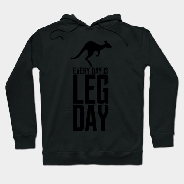 Leg Day fitness dont skip training Hoodie by thedoomseed